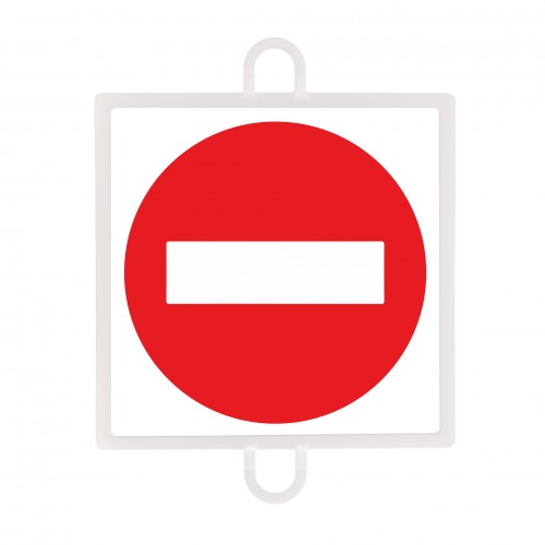 Panel de señalización tráfico de prohibición nº 1 (dirección contraria)